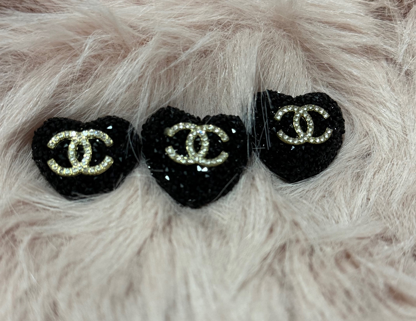 Chanel Rhinestone Hearts