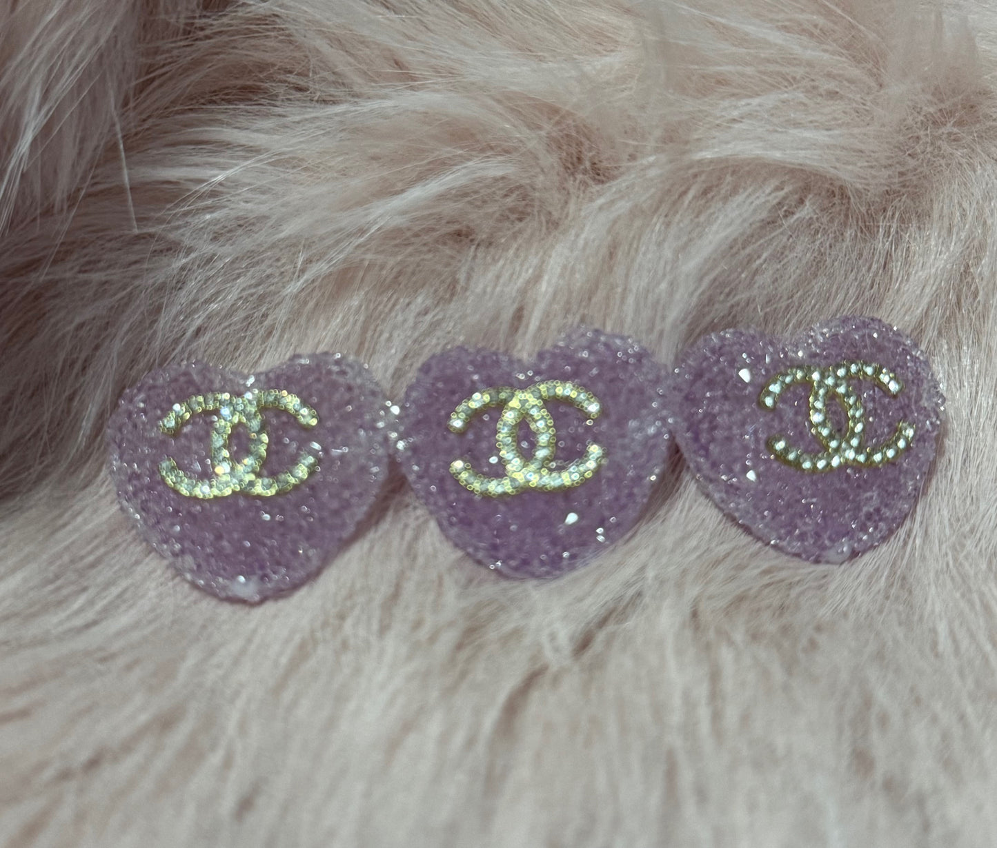 Chanel Rhinestone Hearts